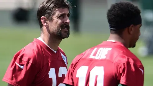 Aaron Rodgers and Jordan Love