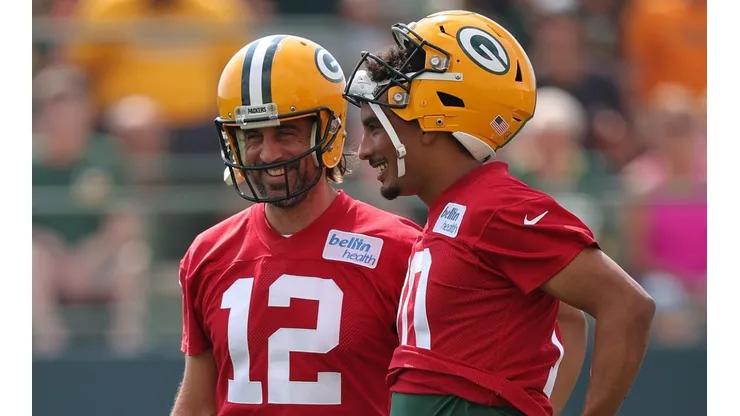 Aaron Rodgers, Jordan Love - Green Bay Packers - NFL 2022