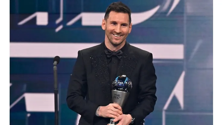 Lionel Messi with The Best 2022.