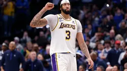 Anthony Davis #3 of the Los Angeles Lakers