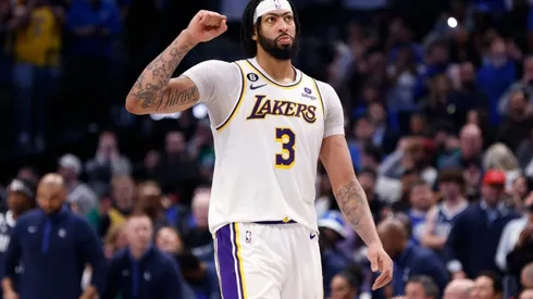 Anthony Davis #3 of the Los Angeles Lakers