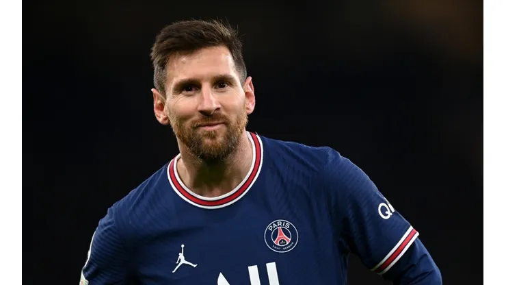 Lionel Messi with PSG