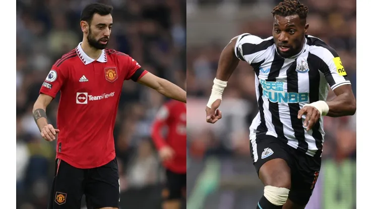 Bruno Fernandes (left) and Allan Saint-Maximin (right)