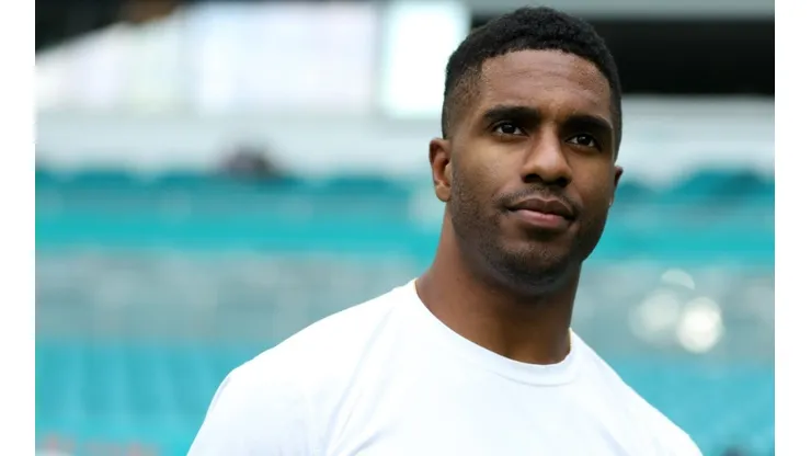 Byron Jones with the Miami Dolphins