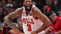 Andre Drummond during the game against the Pistons