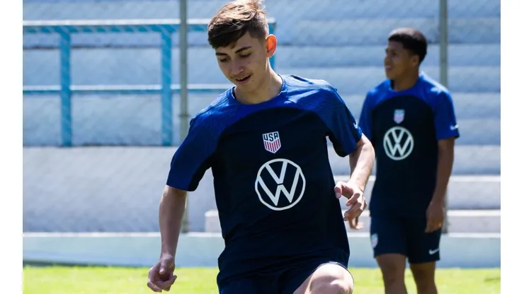 David Vazquez of the United States U17 team