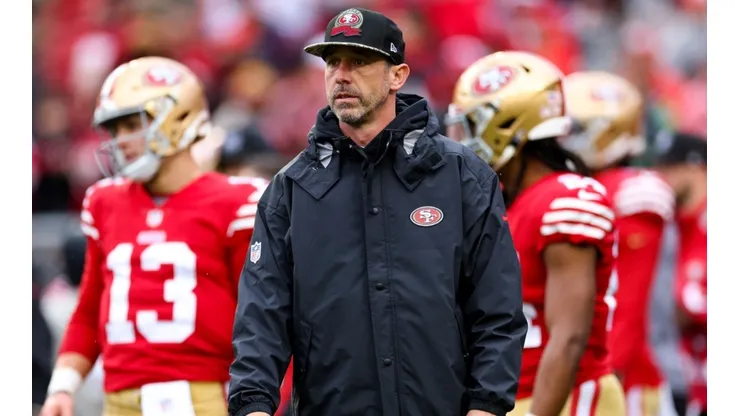 49ers coach Kyle Shanahan.