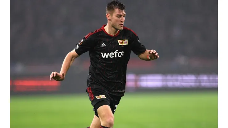 Robin Knoche of Union Berlin against Ajax in the UEL
