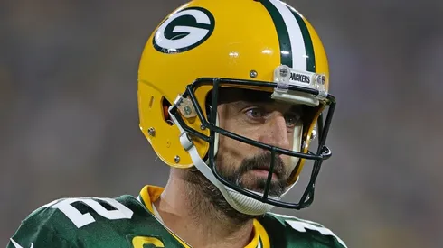 Aaron Rodgers with the Green Bay Packers