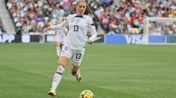 Alex Morgan #13 of the United States