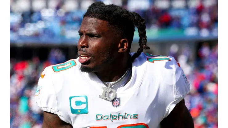 Dolphins wide receiver Tyreek Hill had a funny response to his former teammate
