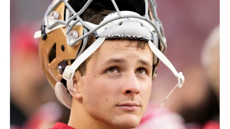 Purdy during the 2022 season