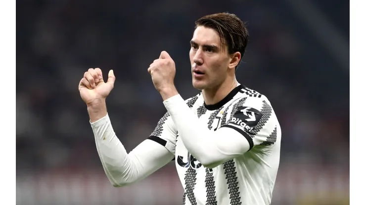 Dusan Vlahovic of Juventus