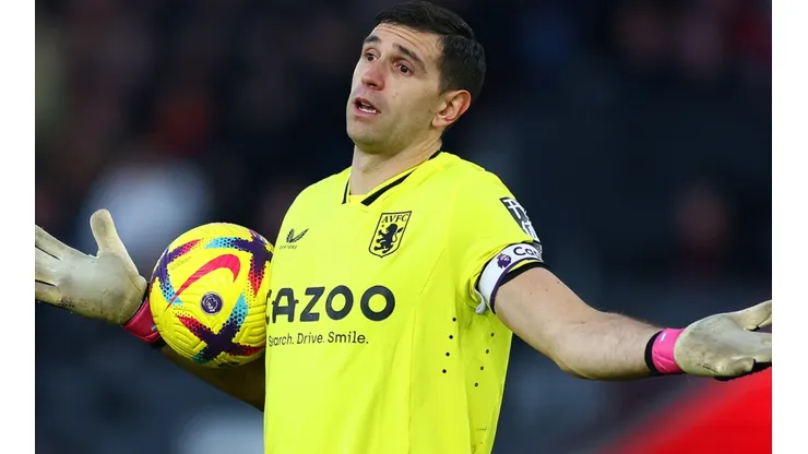 Emiliano Martinez of Aston Villa