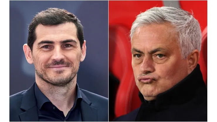 Iker Casillas and Jose Mourinho