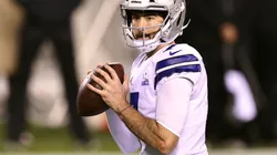 Ben DiNucci of the Seattle Sea Dragons during his time playing for the Dallas Cowboys