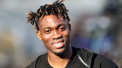 Christian Atsu with Newcastle