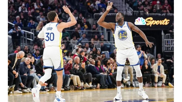 Stephen Curry and Draymond Green