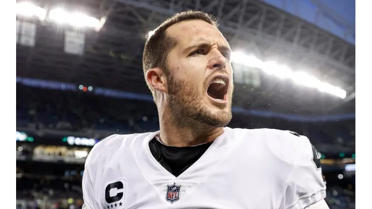 Derek Carr with the Las Vegas Raiders