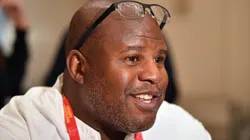 Eric Bieniemy with the Kansas City Chiefs