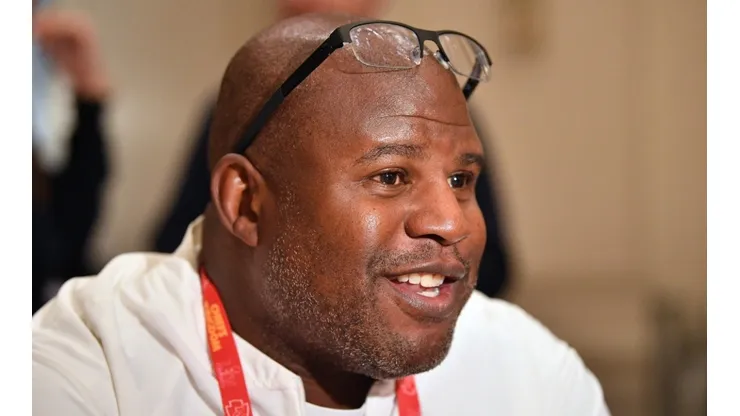 Eric Bieniemy with the Kansas City Chiefs