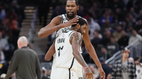 Kevin Durant and Kyrie Irving.