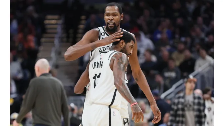 Kevin Durant and Kyrie Irving.