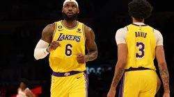 LeBron James and Anthony Davis