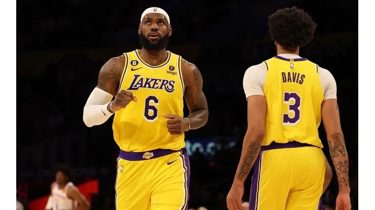 LeBron James and Anthony Davis