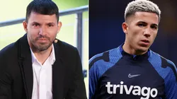 Sergio Aguero and Enzo Fernandez