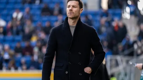 Former midfielder Xabi Alonso coaches Bayer Leverkusen