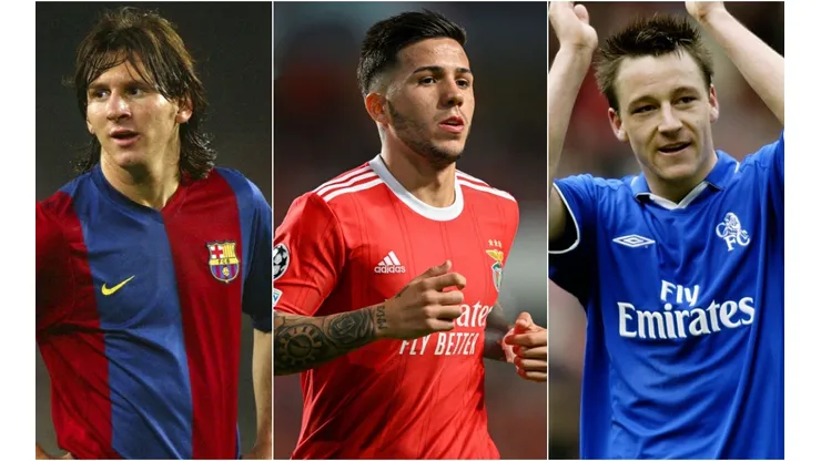 Leo Messi, Enzo Fernandez, and John Terry