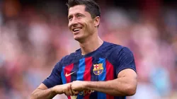Robert Lewandowski with FC Barcelona
