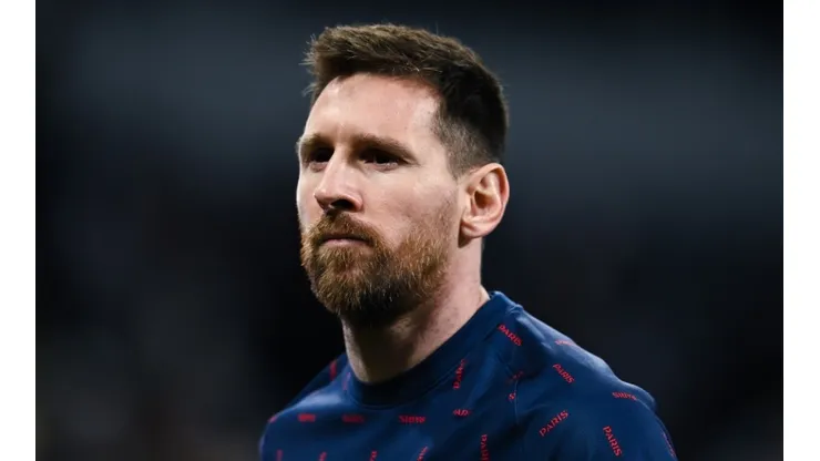 Lionel Messi with PSG