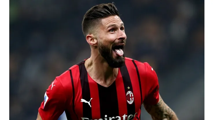 Olivier Giroud of AC Milan