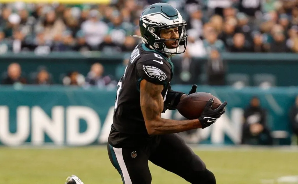 DeVonta Smith, wide receiver of the Eagles