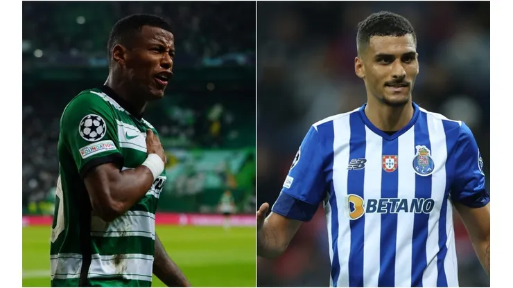 Arthur Gomes of Sporting CP and Otavio of FC Porto