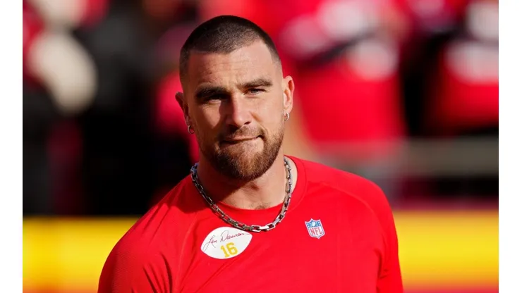 Travis Kelce tight end of the Kansas City Chiefs
