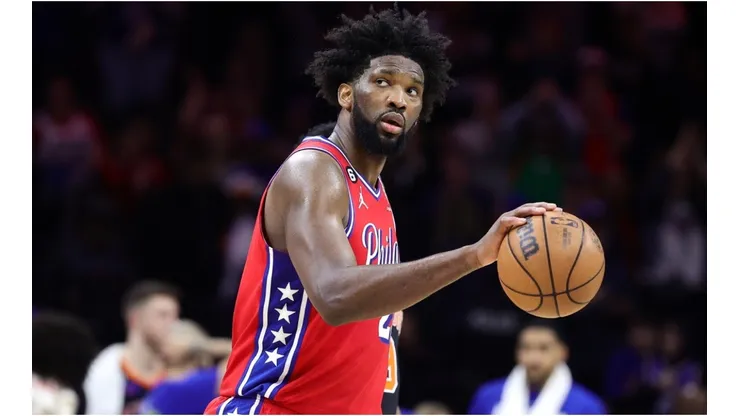 Joel Embiid #21 of the Philadelphia 76ers