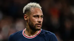 Neymar during a game with PSG