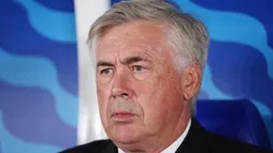 Carlo Ancelotti with Real Madrid at the UEFA Super Cup Final 2022
