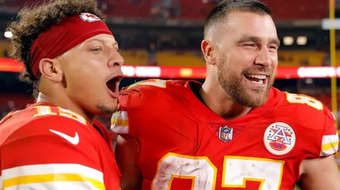 Patrick Mahomes and Travis Kelce