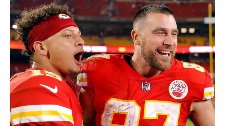 Patrick Mahomes and Travis Kelce