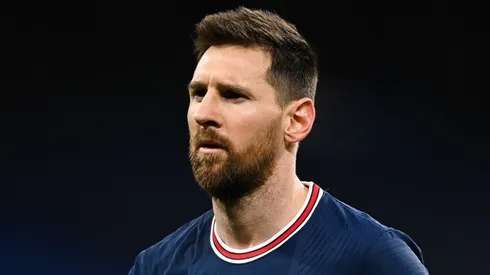 Lionel Messi during a game with PSG