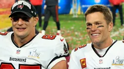 Tom Brady and Rob Gronkowski with the Tampa Bay Buccaneers
