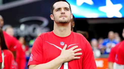 Derek Carr at the Pro Bowl Games