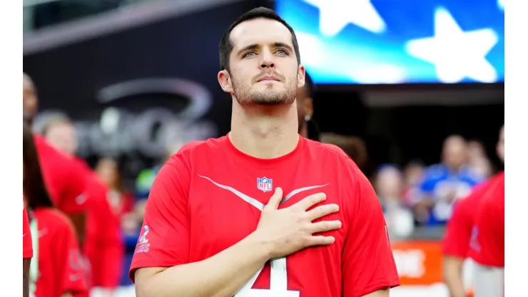Derek Carr at the Pro Bowl Games