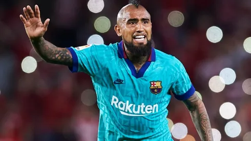 Arturo Vidal during his time at Barcelona
