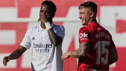 Vinicius Jr (left), Pablo Maffeo (right) - Mallorca vs Real Madrid - LaLiga 22/23