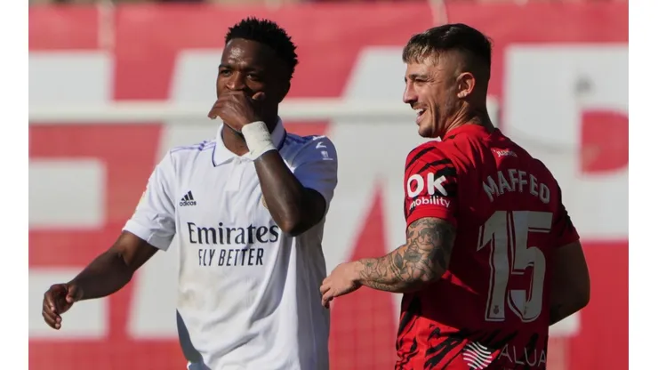 Vinicius Jr (left), Pablo Maffeo (right) - Mallorca vs Real Madrid - LaLiga 22/23